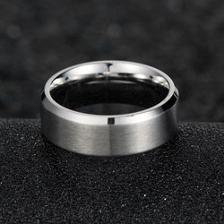 AOI Jewel メンズ指輪 ステンレス シンプル ファション 8MM プレゼント 記念日 誕生日 太め 大きいサイズ 5枚目の画像