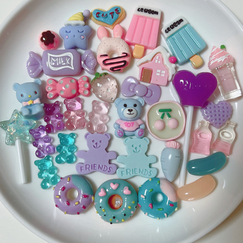 15個　スイーツデコ　キーホルダー デコスイーツ 贅沢スイーツ キーホルダー アミューズ ケーキ 10