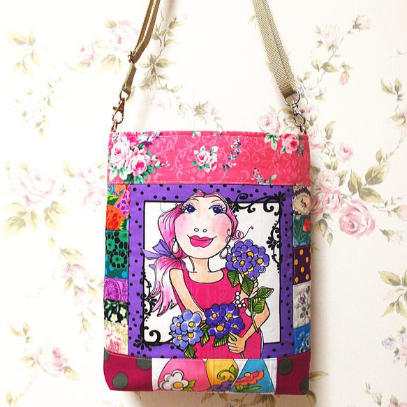 ✤ポシェット✤✨ロラライハリス ロラライハリス♡ブラウン英字型押し