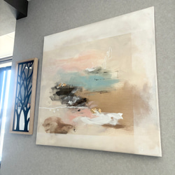テクスチャーアート 40×30㎝ モダン ホテルライク インテリア 抽象画