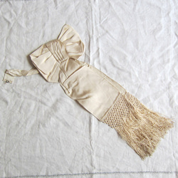 フランスアンティーク 絹リボン 腕章 プルミエコミニョン マクラメ編 287dd1e7d7a293be9245f13693cc39