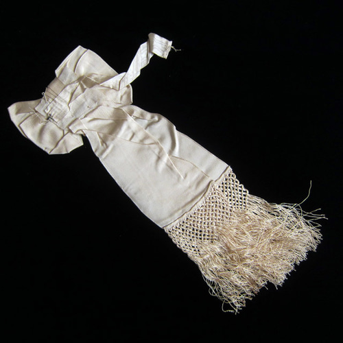 フランスアンティーク 絹リボン 腕章 プルミエコミニョン マクラメ編 フランスアンティーク シルク・リボン 腕章 プルミエコミニョン