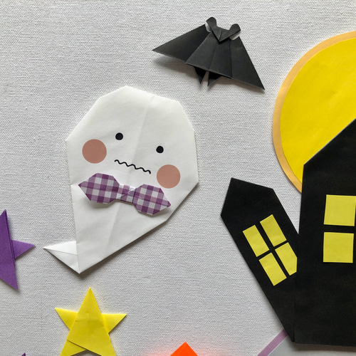 折り紙　ハロウィン　壁面飾り 壁面飾り ハロウィン 折り紙｜Yahoo!フリマ（旧PayPayフリマ）