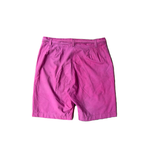 手染めショッキングピンク、コットン、ショートパンツ オリジナル