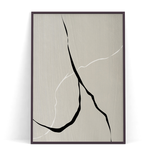 ジャパンディポスター【 Clay Art 01 】北欧アートでお部屋の模様替え