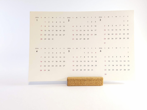 ☆木製スタンド付☆ほっこり♪鳥さん卓上カレンダー 「2024年ふるさといんこたちカレンダー」 19枚目の画像
