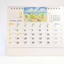 かわいい♪鳥さんリングタイプ卓上カレンダー「2024年ふるさといんこたちカレンダー」 4枚目の画像