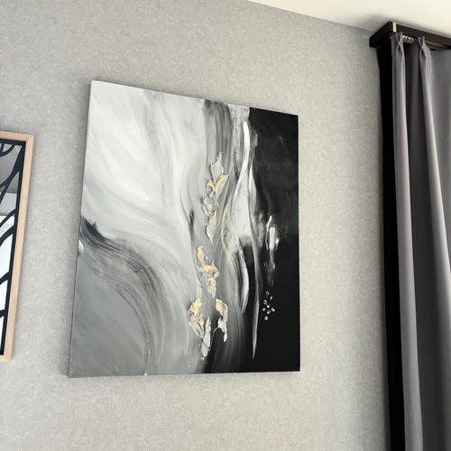 現代アート 80×65㎝ モダン 絵画 抽象画 アートパネル テクスチャー