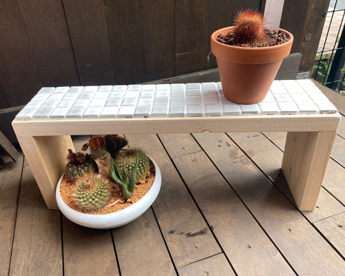 タイルテーブル プランター 鉢ケース　 インテリア 8274f610b0c1bdfcdcfbccd450fc54