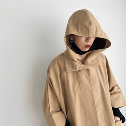 デタッチャブルフード(ベージュ) 1枚目の画像