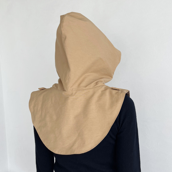 デタッチャブルフード(ベージュ) 2枚目の画像