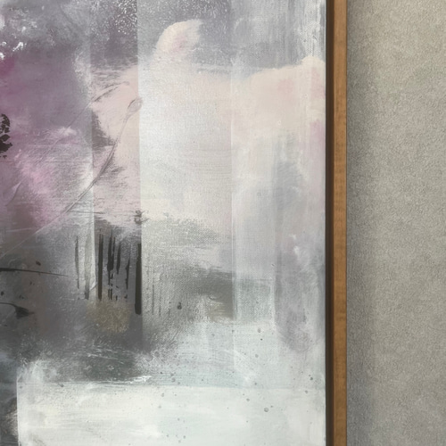 現代アート　70×50㎝　フレーム付き　モダン　絵画　抽象画　インテリア　手書き 現代アート 70×50㎝ フレーム付き モダン 絵画 抽象画