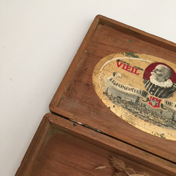 古い木箱　収納ボックス　ジュエリーボックス カリグラフィ 暮らしの道具 升目 飾り棚 仕分けボックス 8枚目の画像