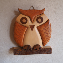 幸せを呼ぶ・ふくろうの壁掛け タペストリー・壁掛け joycraft 通販