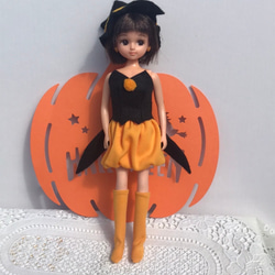 リカちゃん用きせかえ服 〜ハロウィン魔女〜 おもちゃ・人形 チーヌ