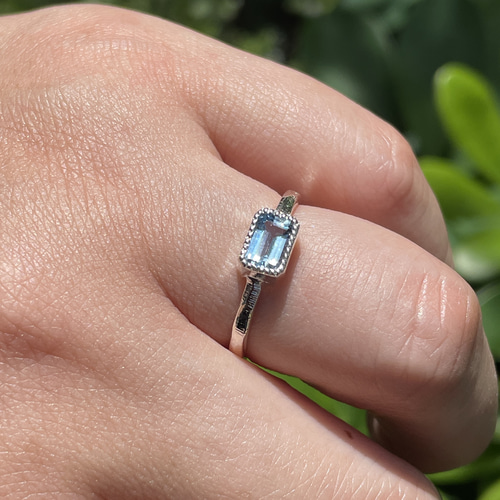 eden] K10 オーバルアクアマリン リング｜ARTIDA OUD（アル
