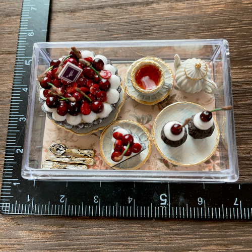 ミニチュアスイーツ オーダー不可☆ロータスカップケーキセット