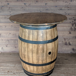 樽ハイテーブル　高級フレンチオーク樽　ワイン　ウイスキー 6枚目の画像