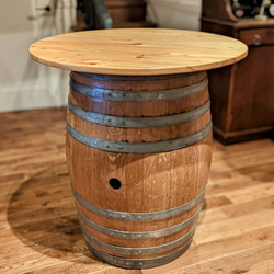 樽ハイテーブル　高級フレンチオーク樽　ワイン　ウイスキー 11枚目の画像