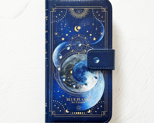 【Harper & Blake】UK発★手帳型スマホケース Cosmos/土星宇宙空 & Blake】UK発★手帳型スマホケース 【Harper Cosmos/土星宇宙空