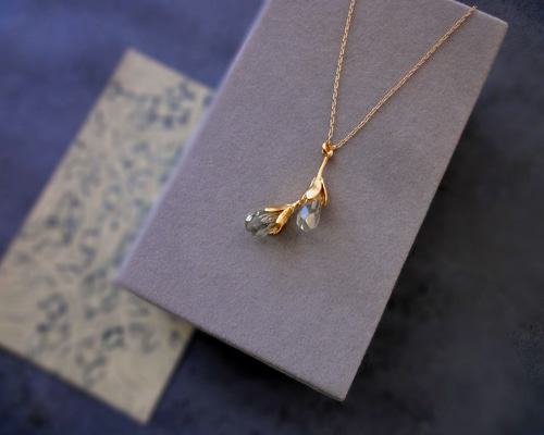 アメジストの花束チャーム　14kgf 0f3218c2717611fd942cf9a4b7c3a8