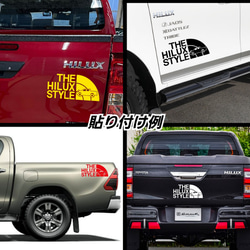 HILUX ハイラックス　転写式ステッカー 2枚目の画像