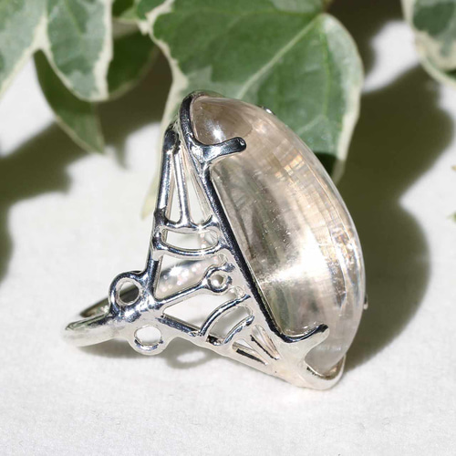 レムリアンシードクリスタル　10kリング　ELIM レムリアンシードクリスタル 10kリング ELIM レムリアンシード