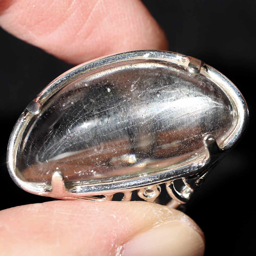 レムリアンシードクリスタル（水晶）・リング【15号】-6 指輪