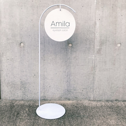 アイアン看板☆Bosendorfer5☆ 丸型イーゼル ☆アイアン看板☆Bosendorfer5☆ 丸型イーゼル 表札・ネーム