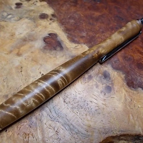 希少！ 黄金樟（マーブルウッド）の0.5㎜シャープペン！ 手作り
