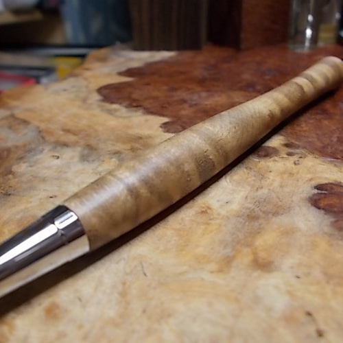 希少！ 黄金樟（マーブルウッド）の0.5㎜シャープペン！ 手作り