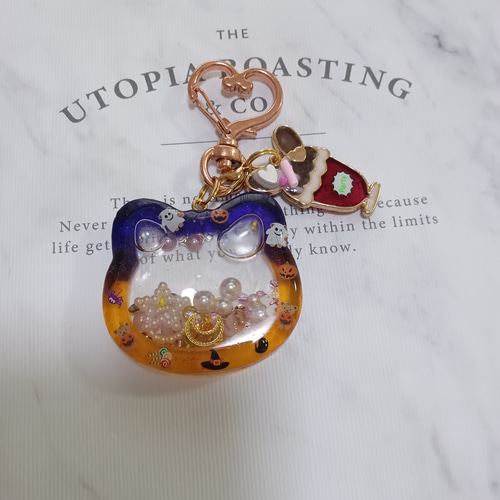 ハロウィン シャカシャカキーホルダー レジン・樹脂 まいちゃん