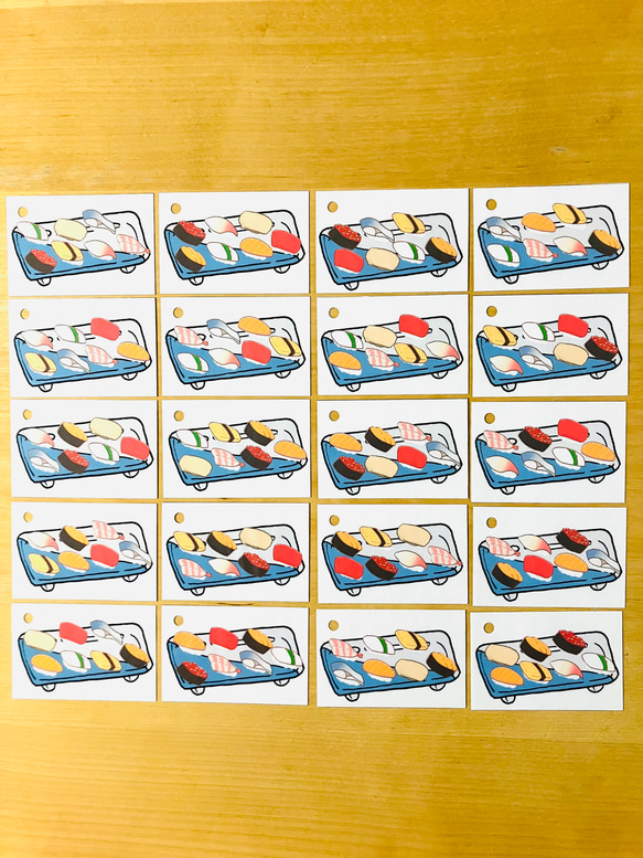 マッチングゲーム  お寿司  マグネット　見本20枚　知育玩具 4枚目の画像