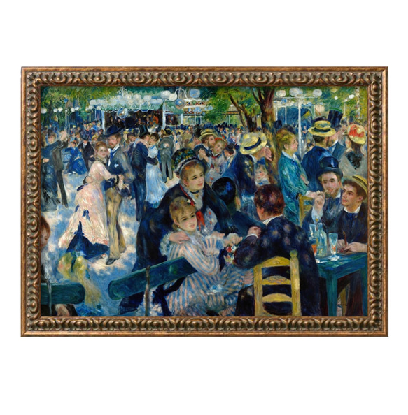 Amazon.co.jp: Genius Collections ルノワール ポスター 額付き 壁掛け