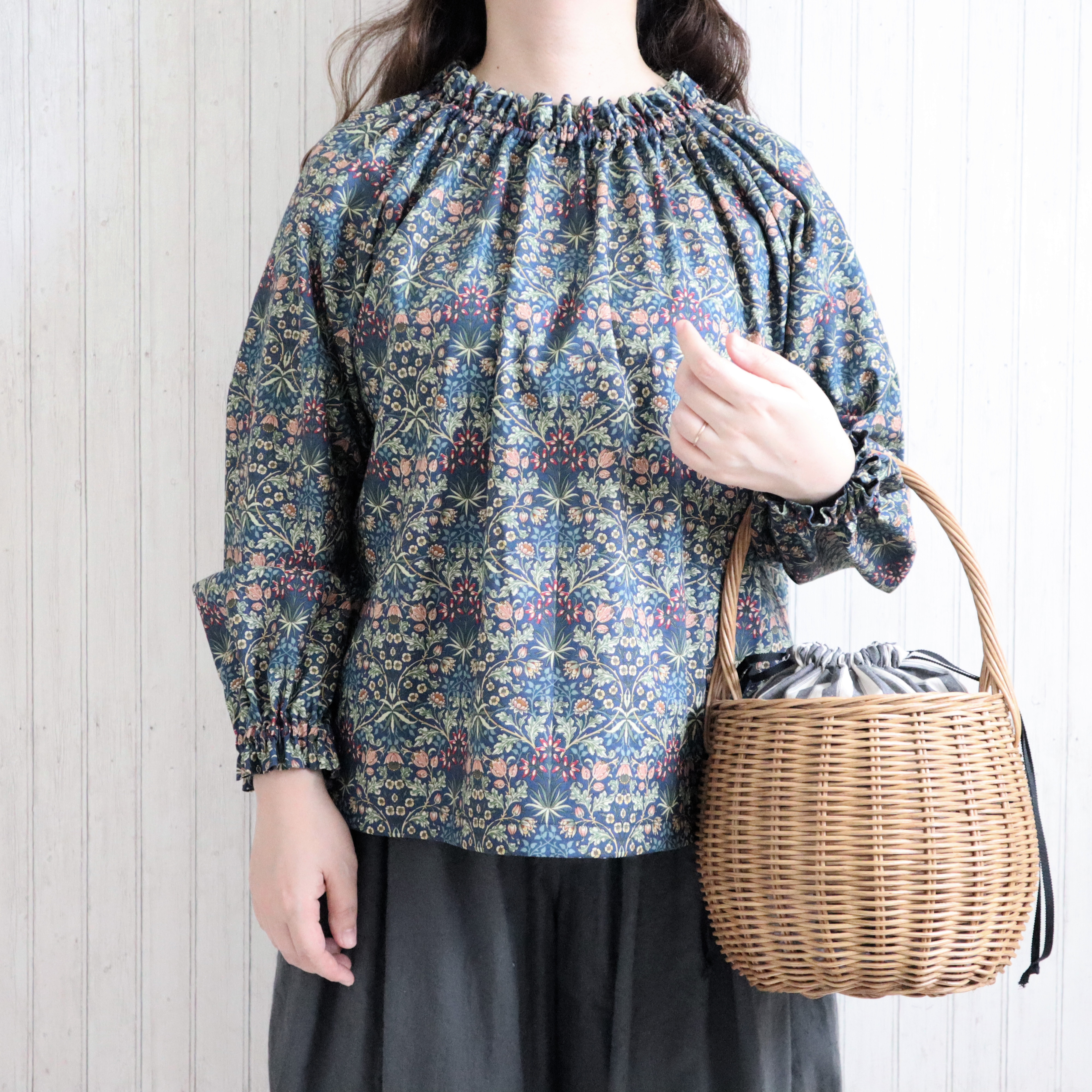 【受注製作】選べるモリスブラウス｜ハンドメイド大人服ELLIE(エリー) 10,080円