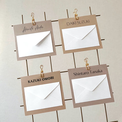結婚式グッズ・ウォールレター ウォールレター スイッチングレター エスコートカード レター