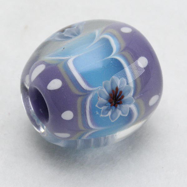 花とんぼ玉　青花