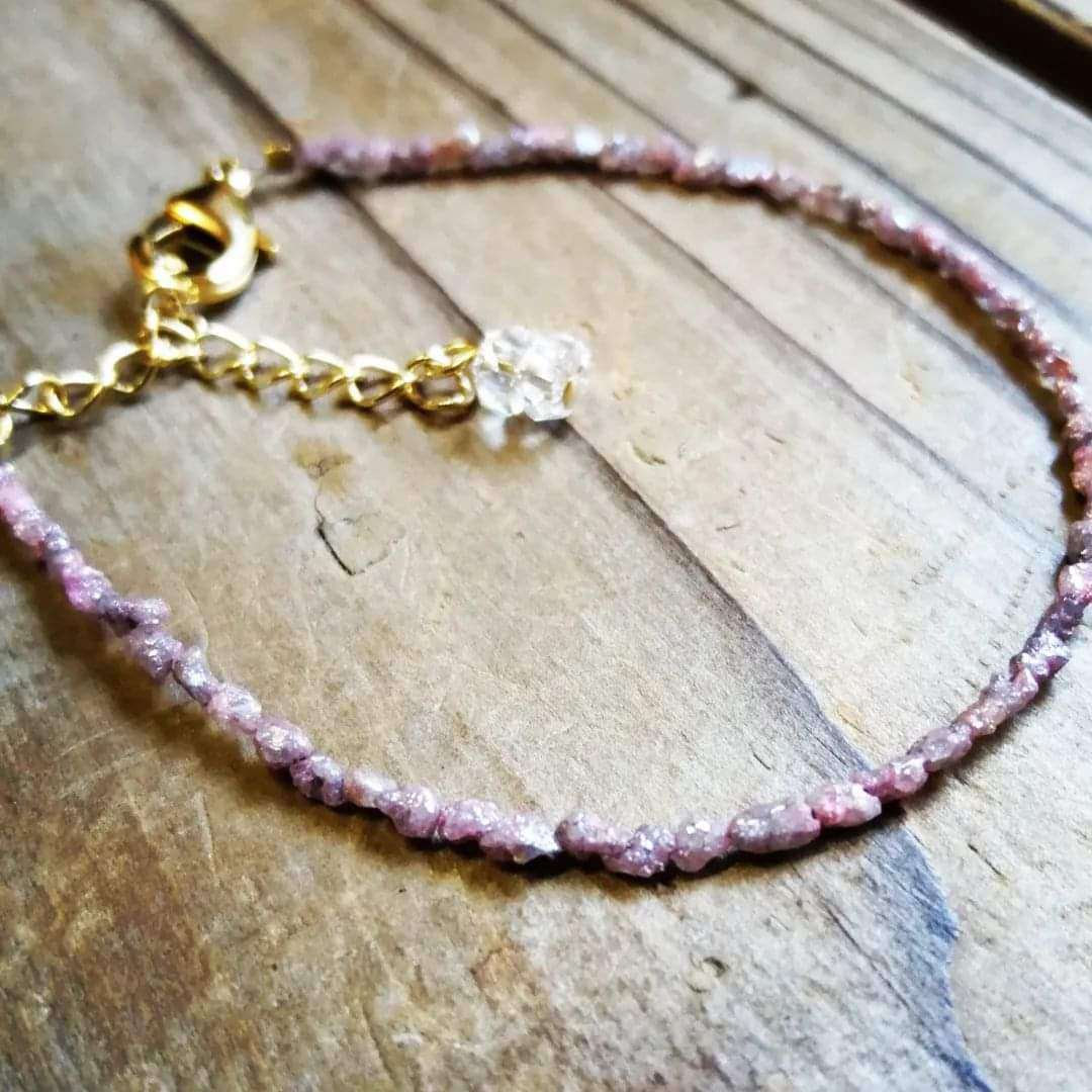 憧れ◆ピンクダイヤモンドのオールブレスレット 20000円（送料無料）