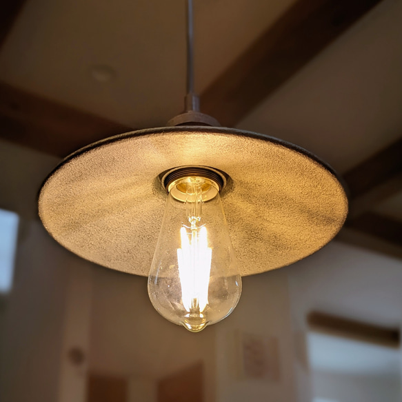 古塗装／シルバーグレーベース】ノスタルジックなペンダントライト