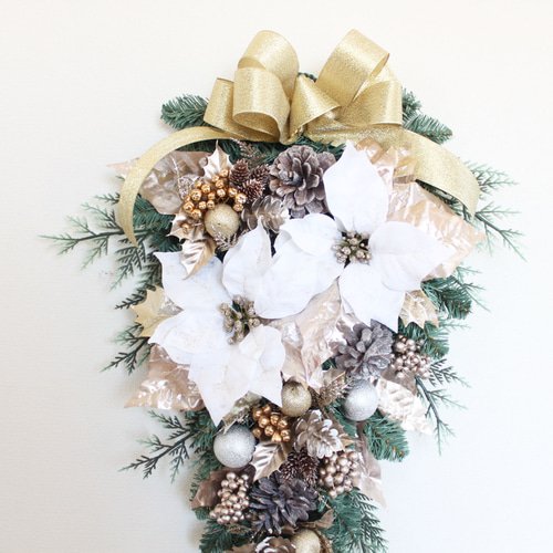 SALE♪「送料無料」大きなサイズのクリスマススワッグリース