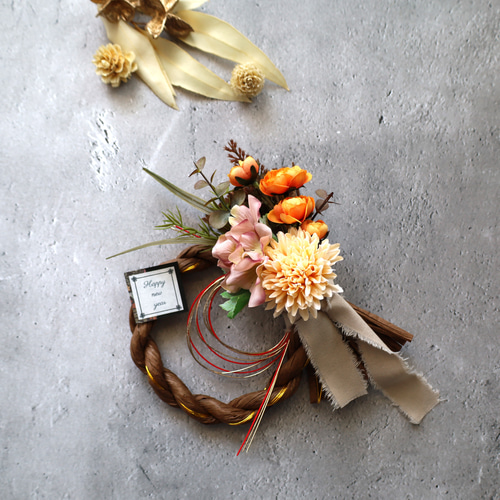 しめ縄お正月飾りしめ縄リース新年No.1