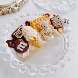 CANDY POP  お菓子のバレッタ  chocolate スイーツデコ  フェイクスイーツ 6枚目の画像