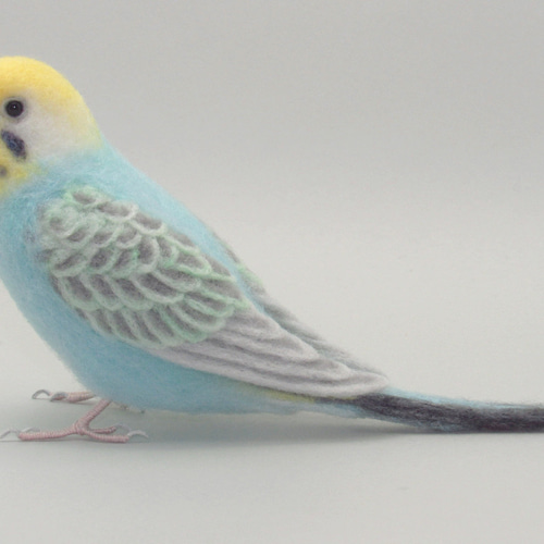 セキセイインコ 羊毛フェルト セキセイインコ（羊毛フェルト） N94 | miamiao