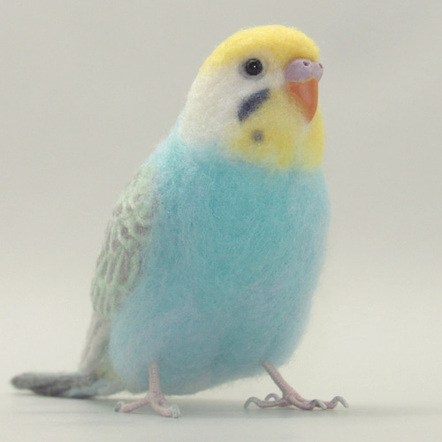 羊毛フェルト　セキセイインコ Yahoo!オークション - 羊毛フェルトのセキセイインコ 1709153