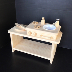 子どもが夢中！本格おままごとキッチン｜ハンドメイド、手作り通販