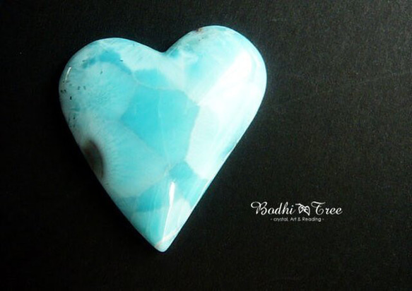 ラリマー ハート ルース】高品質 コレクション Larimar Heart Loose 