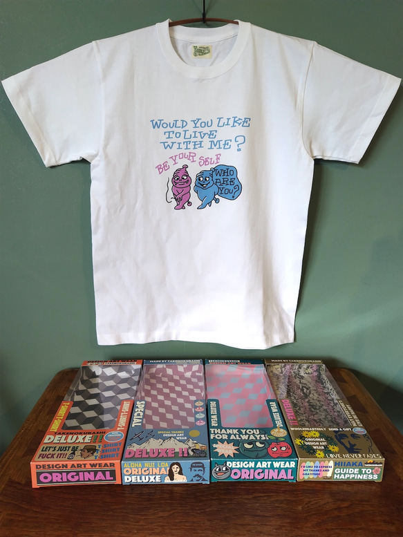 TAKENOKURASHI パッケージ Tシャツ 箱入り プレゼント イラスト T 