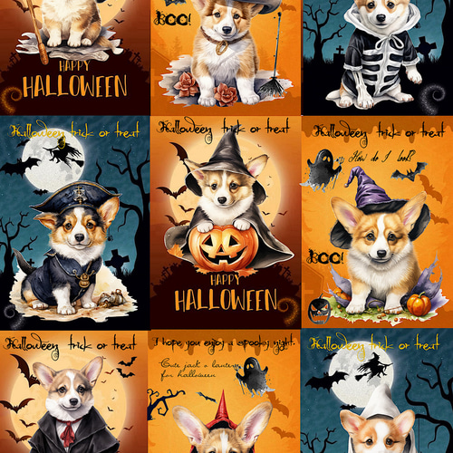 オリジナル 生地 ブロックデザイン ハンドメイド素材 クラフト  