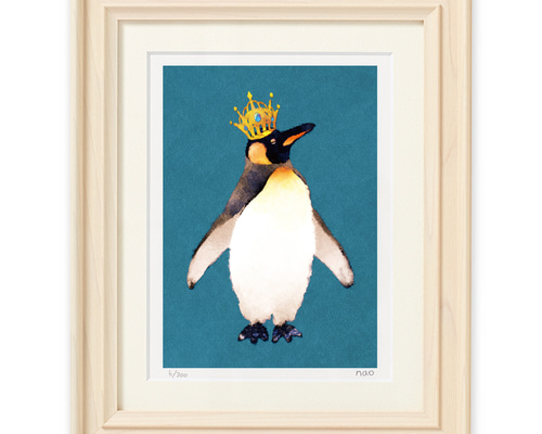 ペンギン　(油絵) Amazon.co.jp: Meecaa ペイントバイナンバー カラフルペンギンキット