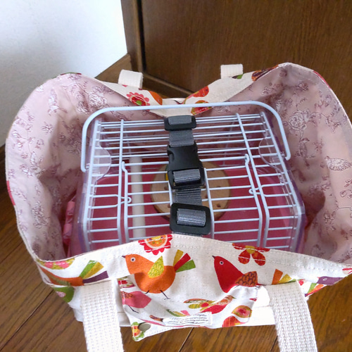 鳥用 インコ用♡ウィズキャリーSが入る♤通院 移動用 キャリー
